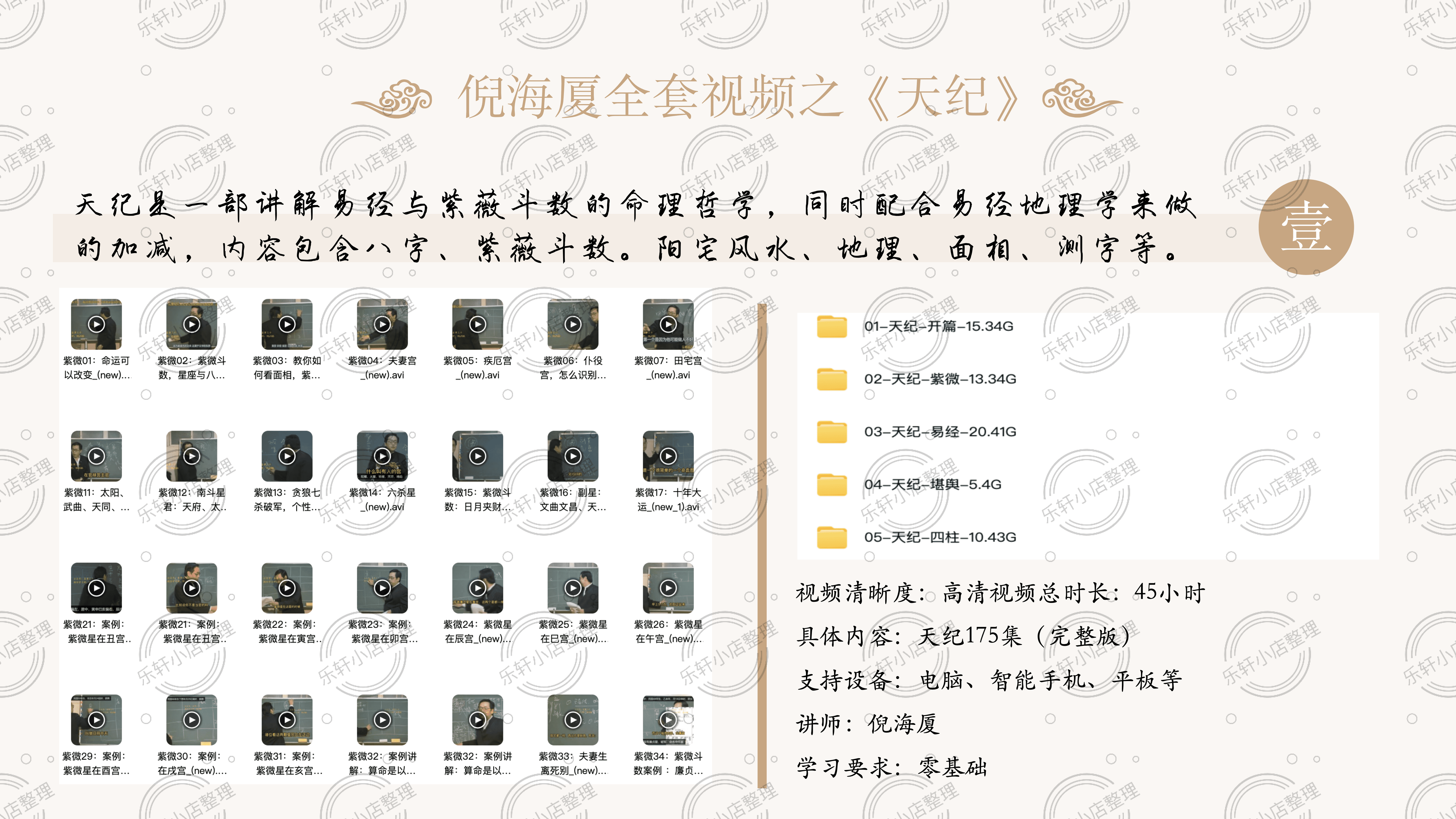 2024倪海厦320G移动硬盘全集天纪人纪高清全套中医针灸自学资源