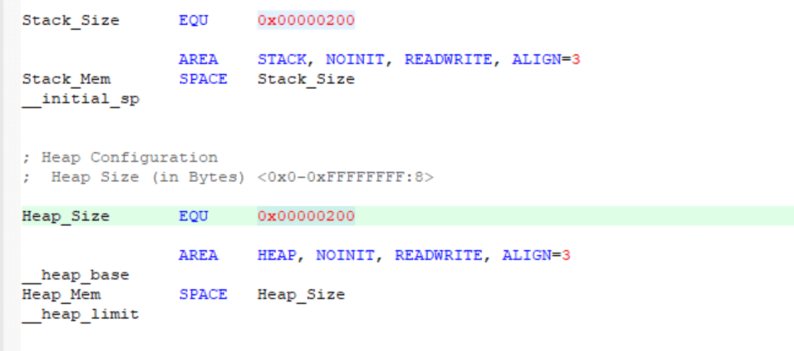 STM32的堆栈及其内存存储结构