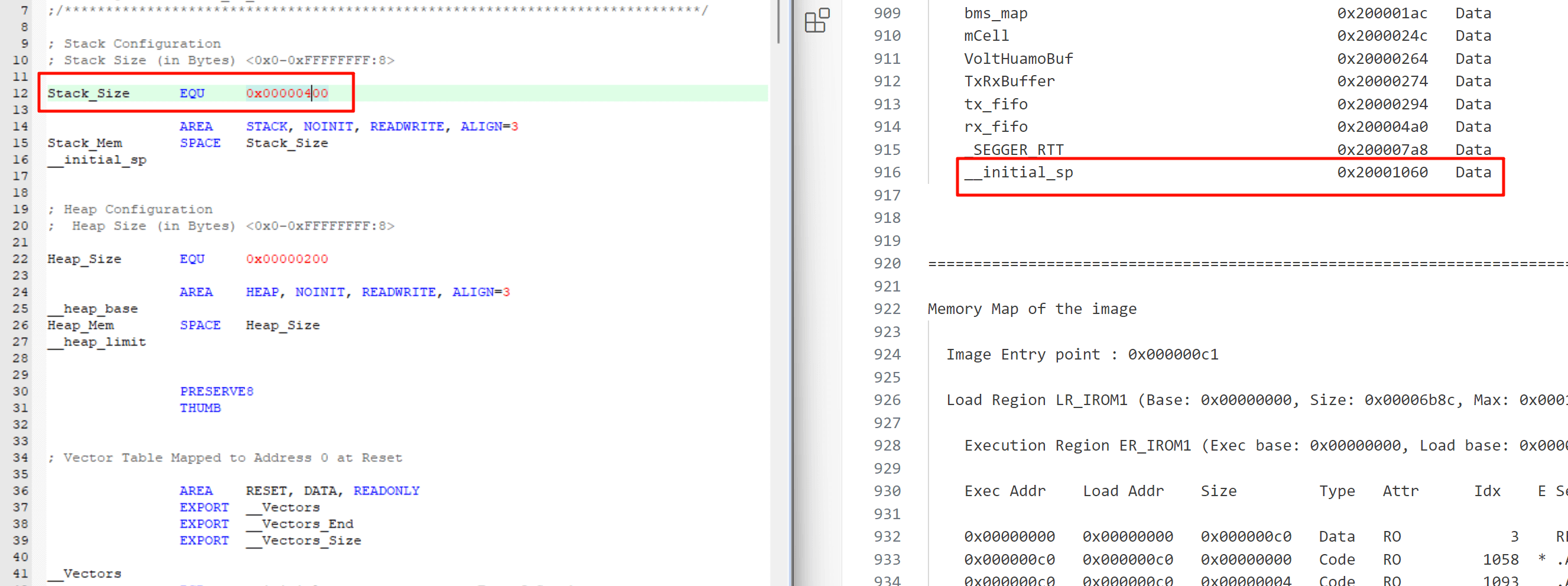 STM32的堆栈及其内存存储结构